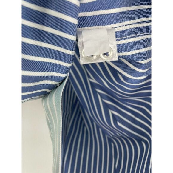 Southern Tide Trim Size Medium Green White Stripe Button Down Long Sleeve Shirt - Picture 6 of 8